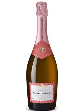 Espumante Veuve Devienne Rosé Brut França Cabernet Franc, Cinsault, Pinot Noir 750ml
