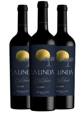Vinho Luigi Bosca Tinto Seco Argentina La Linda Old Vines Malbec 750ml - 3 Unidades