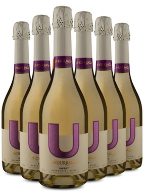 Espumante Undurraga Branco Moscatel Chile U Moscato 750ml - 6 Unidades