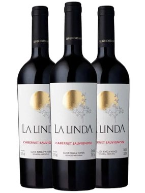 Vinho Luigi Bosca Tinto Seco Argentina La Linda Cabernet Sauvignon 750ml - 3 Unidades