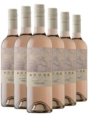 Vinho Viña Emiliana Rosé Seco Chile Adobe Reserva Syrah 750ml - 6 Unidades