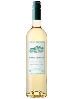 Vinho Casa Santos Lima Branco Seco Portugal Bons Ventos Arinto 750ml