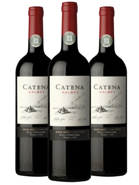 Vinho Catena Zapata Tinto Seco Argentina Catena Malbec 750ml - 3 Unidades