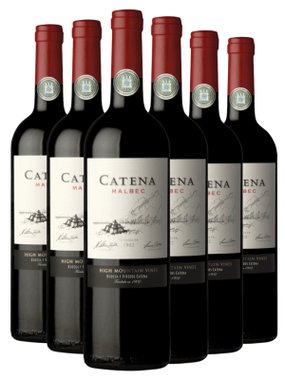 Vinho Catena Zapata Tinto Seco Argentina Catena Malbec 750ml - 6 Unidades