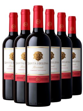 Vinho Santa Helena Tinto Seco Chile Reservado Cabernet Sauvignon 750ml - 6 Unidades