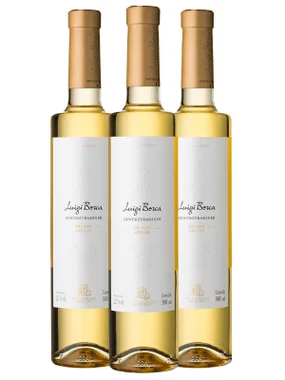 Vinho Luigi Bosca Branco Suave Argentina Granos Nobles Gewurztraminer 500ml - 3 Unidades
