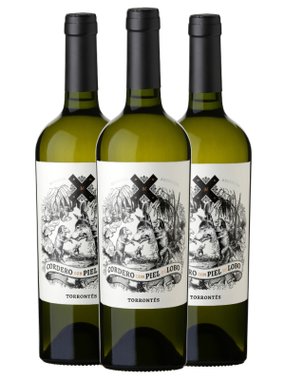 Vinho Mosquita Muerta Branco Seco Argentina Cordero Con Piel de Lobo Torrontés 750ml - 3 Unidades