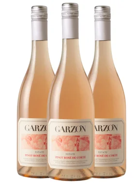 Vinho Bodega Garzon Rosé Seco Uruguai Estate Marselan, Merlot, Pinot Noir 750ml - 3 Unidades