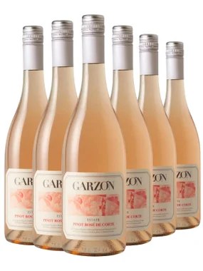 Vinho Bodega Garzon Rosé Seco Uruguai Estate Marselan, Merlot, Pinot Noir 750ml - 6 Unidades