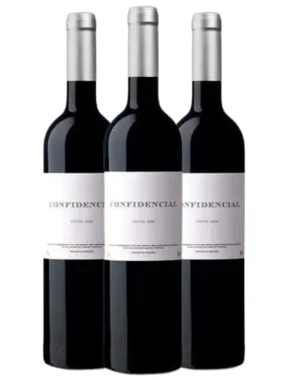 Vinho Casa Santos Lima Tinto Seco Portugal Confidencial Blend 750ml - 3 Unidades