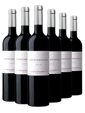 Vinho Casa Santos Lima Tinto Seco Portugal Confidencial Blend 750ml - 6 Unidades