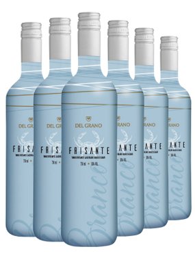 Frisante Del Grano Branco Suave Brasil Moscato 750ml - 6 Unidades