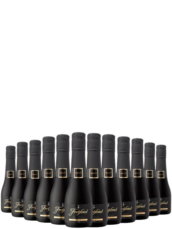 Kit 12 Mini Espumantes Freixenet Negro Brut - Cia do Vinho