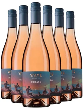 Vinho Settesoli Rosé Seco Itália Wave Nerello Mascalese, Syrah 750ml - 6 Unidades