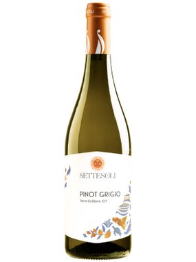 Vinho Settesoli Branco Seco Itália Pinot Grigio 750ml