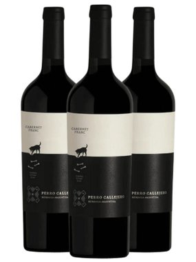 Vinho Mosquita Muerta Tinto Seco Argentina Perro Callejero Cabernet Franc 750ml - 3 Unidades
