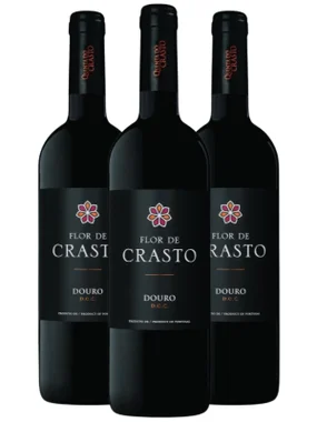 Vinho Quinta do Crasto Tinto Seco Portugal Flor de Crasto Tinta Roriz, Touriga Franca, Touriga Nacional 750ml - 3 Unidades