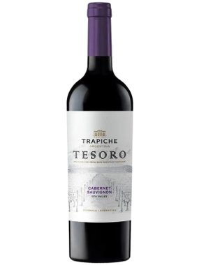 Vinho Trapiche Tinto Seco Argentina Tesoro Cabernet Sauvignon 750ml