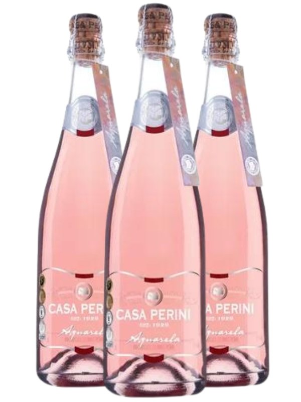 Kit 3 Espumantes Casa Perini Aquarela Rosé - Cia do Vinho
