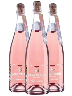 Espumante Casa Perini Rosé Moscatel Brasil Aquarela Moscato 750ml - 3 Unidades