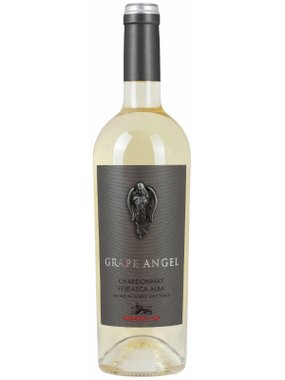 Vinho Imperial Vin Branco Seco Moldávia Grape Angel Premium Chardonnay 750ml