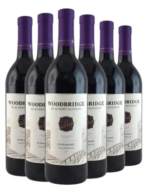 Vinho Robert Mondavi Tinto Seco Estados Unidos Woodbridge Zinfandel 750ml - 6 Unidades