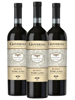 Vinho Loggia Dei Sani Tinto Seco Itália Governo Rosso Canaiolo, Sangiovese 750ml - 3 Unidades