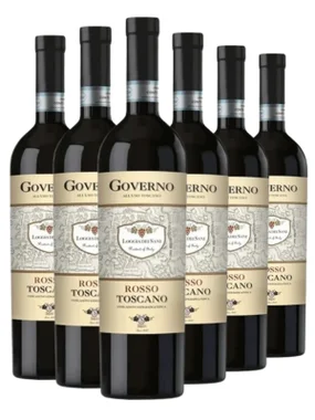 Vinho Loggia Dei Sani Tinto Seco Itália Governo Rosso Canaiolo, Sangiovese 750ml - 6 Unidades