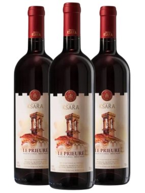 Vinho Château Ksara Tinto Seco Líbano Le Prieure Carignan 750ml - 3 Unidades