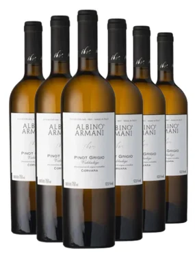 Vinho Albino Armani Branco Seco Itália Corvara Pinot Grigio 750ml - 6 Unidades