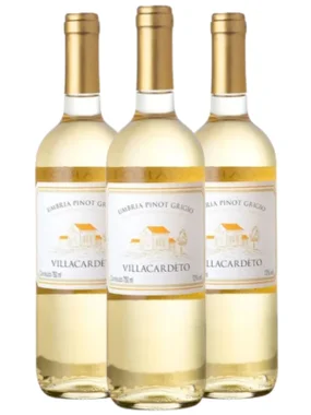 Vinho Cardeto Branco Seco Itália Villa Cardeto Pinot Grigio 750ml - 3 Unidades