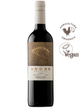 Vinho Viña Emiliana Tinto Seco Chile Adobe Reserva Syrah 750ml