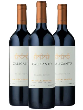 Vinho Viña El Principal Tinto Seco Chile Calicanto Cabernet Sauvignon, Carménère, Petit Verdot 750ml - 3 Unidades