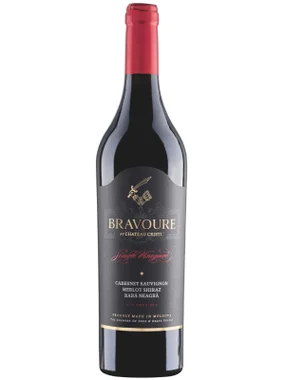 Vinho Château Cristi Tinto Seco Moldávia Bravoure Cabernet Sauvignon, Feteasca Neagra, Shiraz 750ml