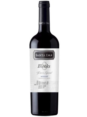 Vinho Santa Ema Tinto Seco Chile Blocks Reserva Merlot 750ml