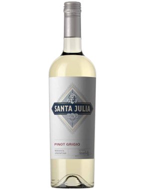 Vinho Bodega Santa Julia Branco Seco Argentina Pinot Grigio 750ml