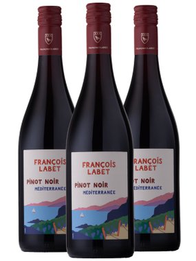 Vinho François Labet Tinto Seco França L'île de Beauté Pinot Noir 750ml - 3 Unidades