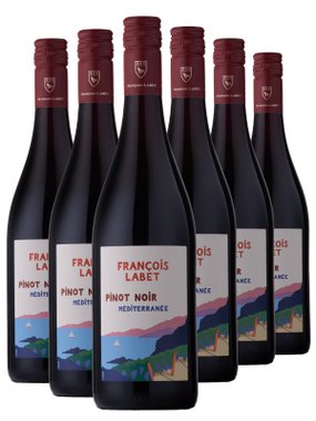 Vinho François Labet Tinto Seco França L'île de Beauté Pinot Noir 750ml - 6 Unidades