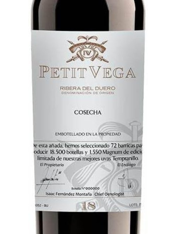 Vinho Tinto Petit Vega 18 meses D.O - Cia do Vinho