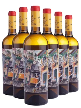 Vinho Vidigal Wines Branco Seco Portugal Porta 6 Blend 750ml - 6 Unidades