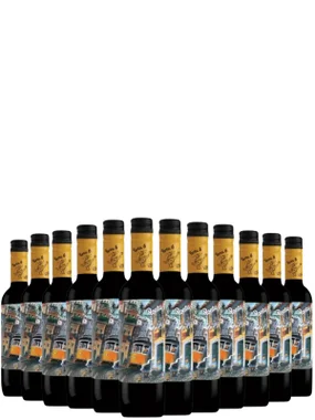 Vinho Vidigal Wines Tinto Seco Portugal Porta 6 Castelão, Tinta Roriz, Touriga Nacional 375ml - 12 Unidades