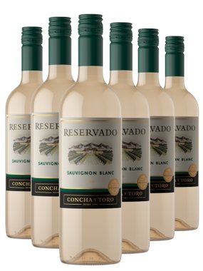 Vinho Concha Y Toro Branco Seco Chile Reservado Sauvignon Blanc 750ml - 6 Unidades