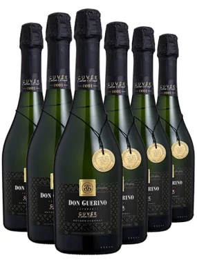Espumante Don Guerino Branco Extra Brut Brasil Cuvée Chardonnay 750ml - 6 Unidades