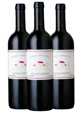 Vinho Cardeto Tinto Seco Itália Villa Cardeto Sangiovese 750ml - 3 Unidades