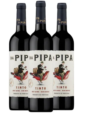 Vinho Adega de Cantanhede Tinto Seco Portugal da Pipa Aragonez 750ml - 3 Unidades