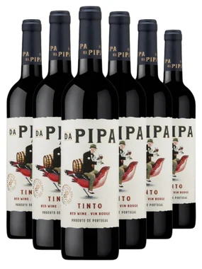 Vinho Adega de Cantanhede Tinto Seco Portugal da Pipa Aragonez 750ml - 6 Unidades