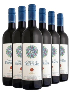 Vinho Château Ksara Tinto Seco Líbano Cuvée de Printemps Gamay, Tempranillo 750ml - 6 Unidades