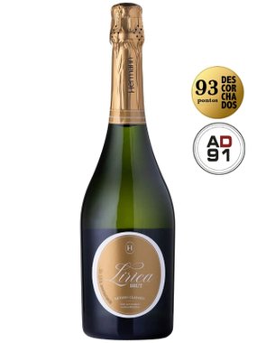 Espumante Vinícola Hermann Branco Brut Brasil Lírica Crua Chardonnay, Pinot Noir 750ml
