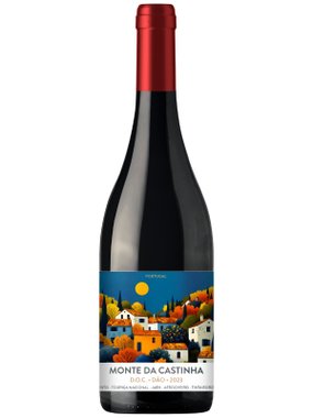 Vinho Adega Cooperativa de Mangualde Tinto Seco Portugal Monte da Castinha D.o.c Alfrocheiro, Jaén, Touriga Nacional 750ml