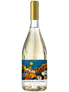 Vinho Adega Cooperativa de Mangualde Branco Seco Portugal Monte da Castinha D.o.c Blend 750ml